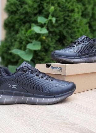 Мужские летние кроссовки reebok zig kinetica чёрные с серым модные ...