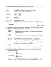 Chapter 11 Innate And Adaptive Immunity Docx Review Test Submission