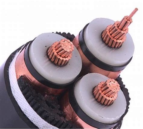 High Voltage Xlpe Stranded Conductor N2xsey 26 35kv 3x95mm2 Power Cable Three Core Screened Kema