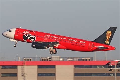 [bru] G Powm A320 200 Titan Airways Fifa World Cup Trophy Flickr