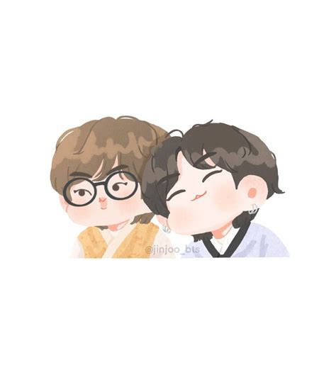 Jinjoo On Twitter Bts Fanart Bts Chibi Fan Art