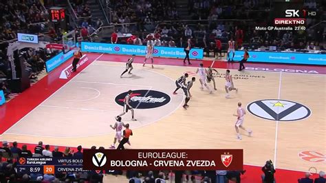 Virtus Crvena Zvezda Najbolji Potezi Iz Prvog Poluvremena Youtube