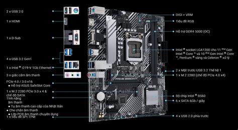 Mainboard Asus Prime B M K Csm Intel B Socket Lga M Atx