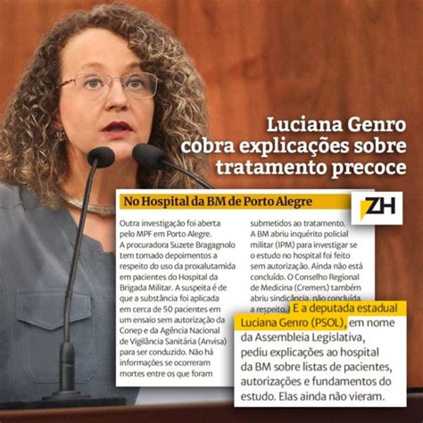 Retrospectiva Iniciativas De Luciana Genro Para A Sa De Luciana