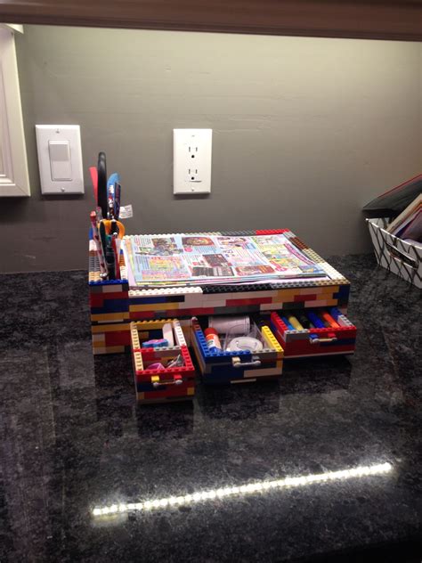 Lego Desk Organizer For Kitchen Couldnt Find What I Neededso I