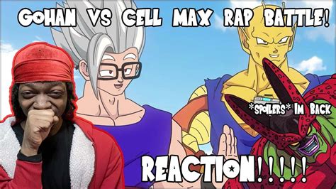 Gohan Vs Cell Max Rap Battle Reaction Youtube