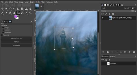 How To Use The Pen Paths Tool In Gimp Beginners Guide Edits 101