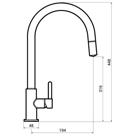 Abode Althia Pull Out Spray Kitchen Tap Sinks Taps