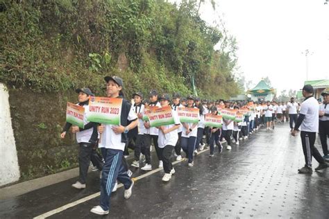 The Unity Run Was Organised By Ncc Of Sikkim And Darjeeling Sikkim