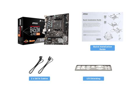 Msi B450m A Pro Max Micro Atx Motherboard Unboxing And Overview Atelier Yuwa Ciao Jp