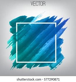 Vector Diagonal Bright Brush Strokes Square Stock Vector Royalty Free