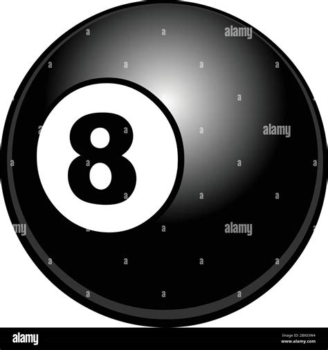 Pool Ball An Illustration Of A Pool Ball Stock Vector Image And Art Alamy