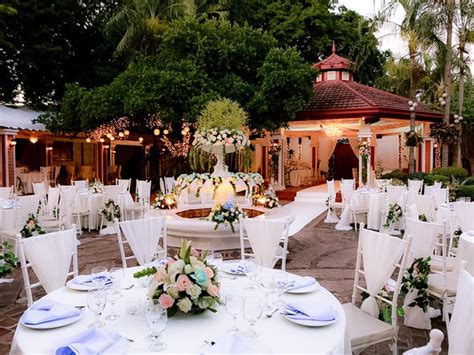 Garden Wedding Reception In Intramuros Manila Fasci Garden