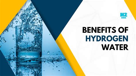 Hydrogen water & its benefits - Speaker Deck