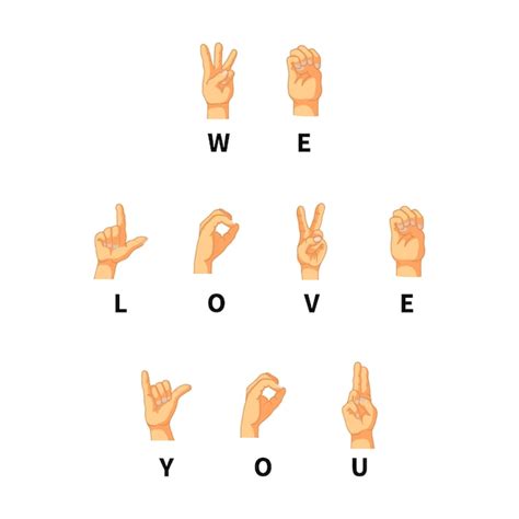 American Sign Language I Really Love You