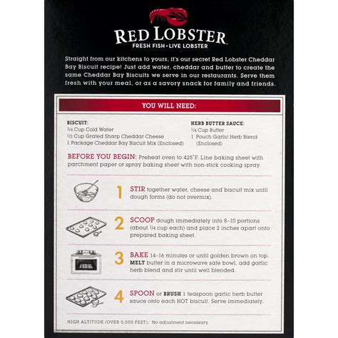 Red Lobster Nutrition Facts Biscuit | Besto Blog