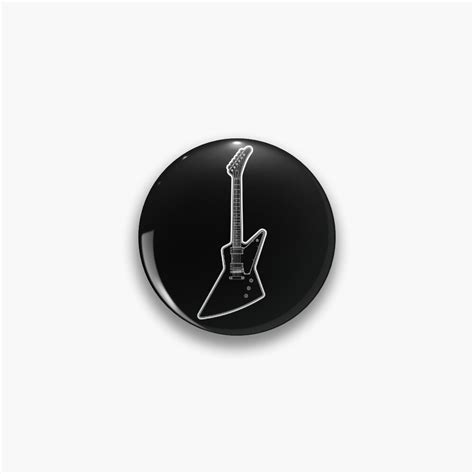 Gibson Explorer Full Body Electric Guitar Line Drawing Pin By Killerriffs Redbubble