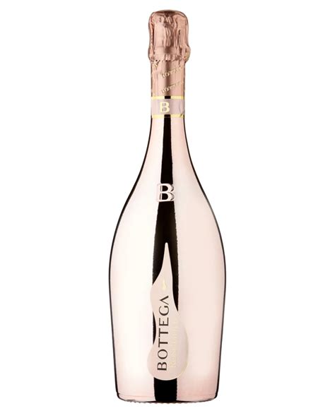 Bottega Rose Gold Spumante Sparkling Wine 75 Cl BottleBasket Rare