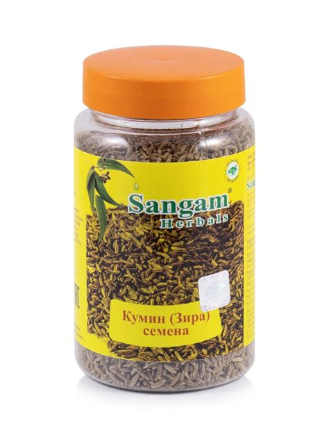 Кумин Зира семена Сангам Хербалс / Cumin Zira Seeds Sangam Herbals 120 ...