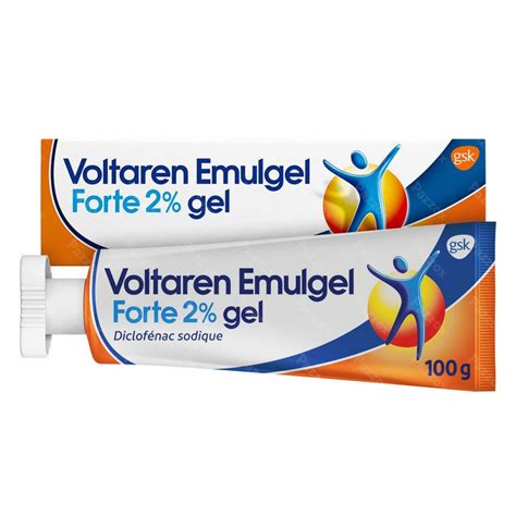 Voltaren Emulgel Forte 2 Gel 100g Pazzox Pharmacie En Ligne