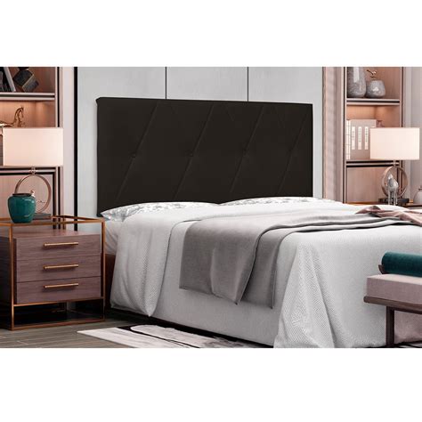 Cabeceira Painel Aquilla Para Cama Box King 195 Cm Corino D Rossi