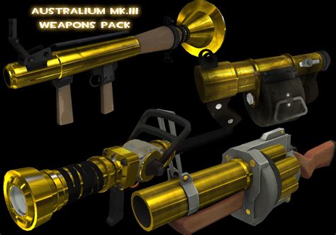 Australium Mkiii Weapons Pack Part 1 Team Fortress 2 Mods