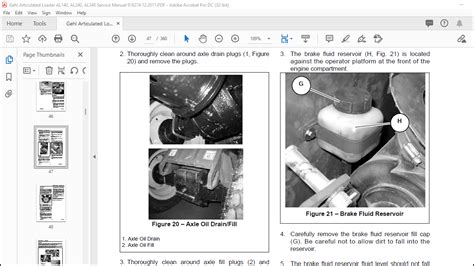 Gehl Articulated Loader Al140 Al240 Al340 Service Manual 918274 Pdf