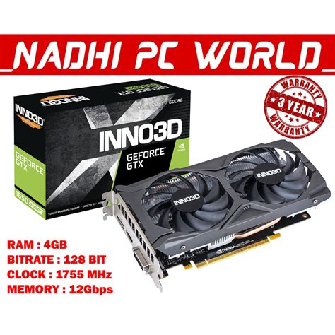 Inno3d Geforce Gtx 1650 Super 4gb Gddr6 Twin X2 Oc [3 Years Warranty] Shopee Malaysia