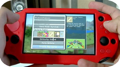 Minecraft Playstation Vita First Impressions Gameplay YouTube