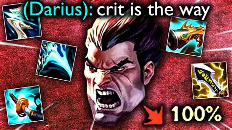 Crit Is The Only Right Way To Build Darius Youtube