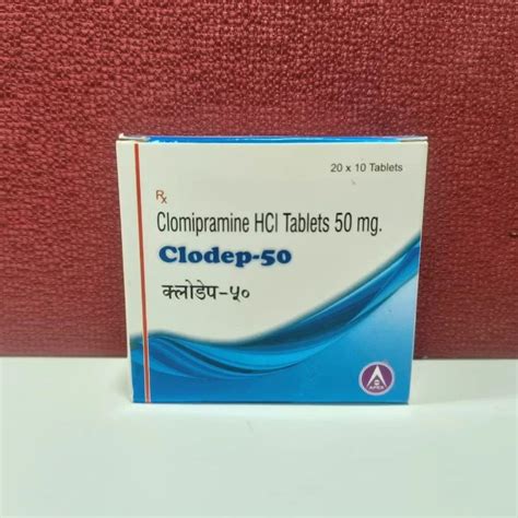 Clomipramine Hcl Tablets Strength Mg At Rs Stripe In Ahmedabad