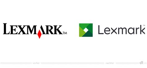 Lexmark Logo – vorher und nachher – Design Tagebuch
