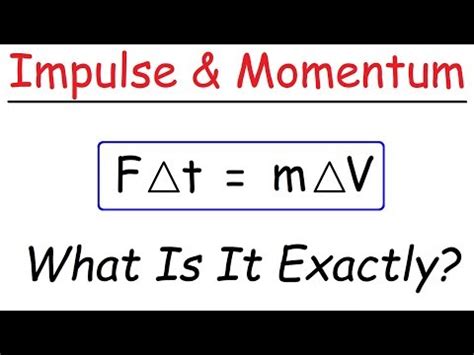 What is the unit of impulse?