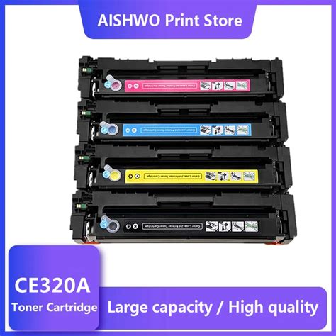 ASW cartucho de tóner para impresora Compatible con HP CE320A CE321A