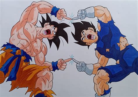 Goku And Vegeta Fusion Pose Animay 2021 Day 14 By Daisuke Dragneel On