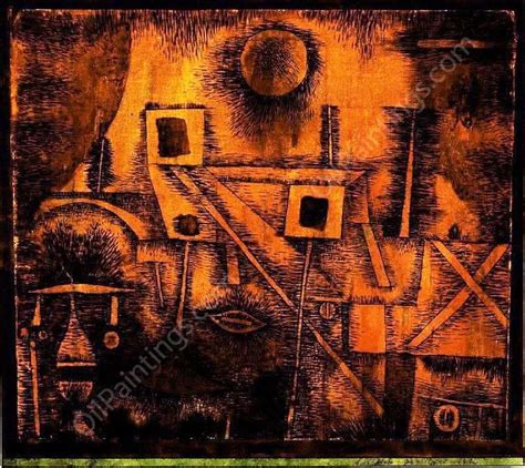 Scenic Physiognomic Paul Klee Oil Paintings