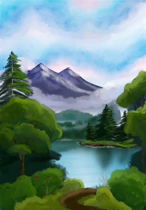 Bob Ross Mystic Mountain Paint Along By Jojoyasmin On Deviantart