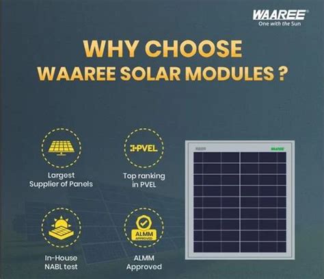 Waaree Ws Polycrystalline Solar Panel W At Rs Piece In Ludhiana