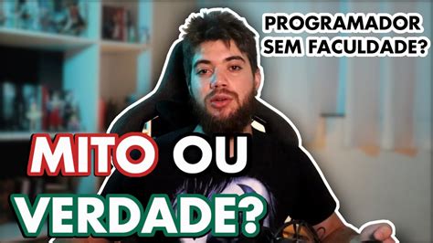 É preciso fazer FACULDADE para se TORNAR um PROGRAMADOR YouTube