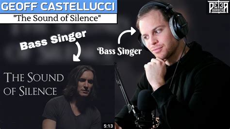 Bass Singer First Time Reaction And Analysis Geoff Castellucci The