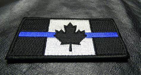 Thin Blue Line Canada Flag Patch Small The Thin Blue Line Canada