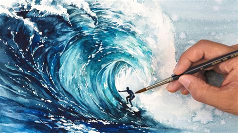 Painting Waves In Watercolor | cuteconservative