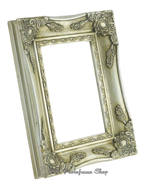 Ornate Vintage Swept Baroque Antique Silver Picture Frame Rim Only 7x5 24x20 Ebay