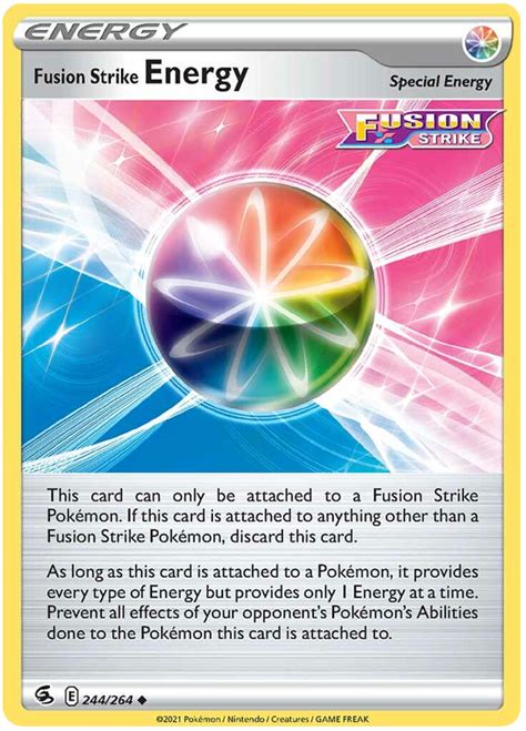 Fusion Strike Energy - Fusion Strike #244 Pokemon Card