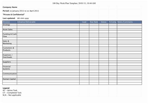 project work plan template unique   simple work plan template