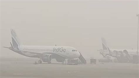 Severe Weather Disrupts Flight Operations At Delhi Airport Flights