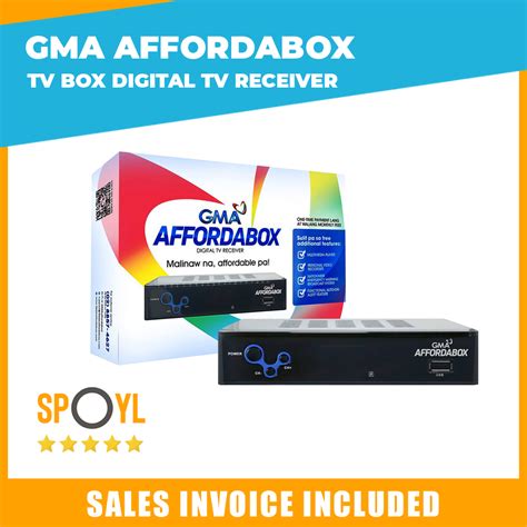 GMA AFFORDABOX GMA BOX GMA TV BOX Digital TV Receiver Afford Box