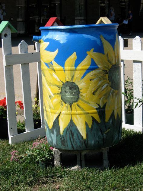 18 Painted Rain Barrels Ideas In 2021 Rain Barrel Rain Water