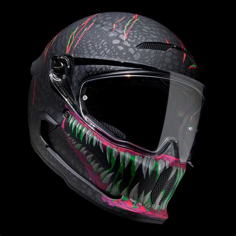 Ruroc ATLAS 4 0 Toxin Full Face Bluetooth Motorcycle Helmets