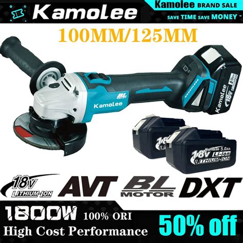 Kamolee M14 125MM 5 Inch 18500RPM Brushless Cordless Angle Grinder 4